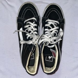 Black High Top Old School Vans